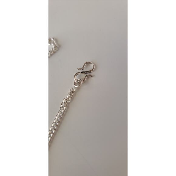 Elegant Rose Quartz Necklace - Sterling Silver Statement Jewelry - Picture 10 of 12